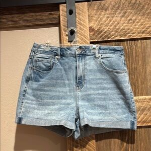 American Eagle, curvy mom, jean short
